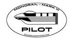 DLR - Monorail Pilot Sticker