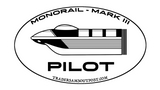 DLR - Monorail Pilot Sticker