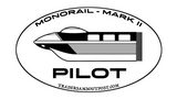 DLR - Monorail Pilot Sticker