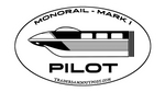 DLR - Monorail Pilot Sticker