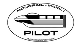 DLR - Monorail Pilot Sticker