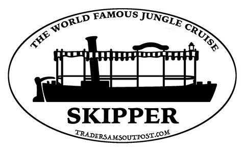 Marathon Style Jungle Cruise Skipper Bumper Sticker