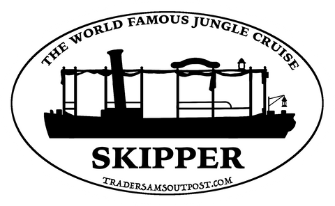 Marathon Style Jungle Cruise Skipper Bumper Sticker