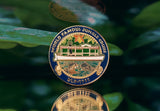 DLR Jungle Cruise Challenge Coin Front Side