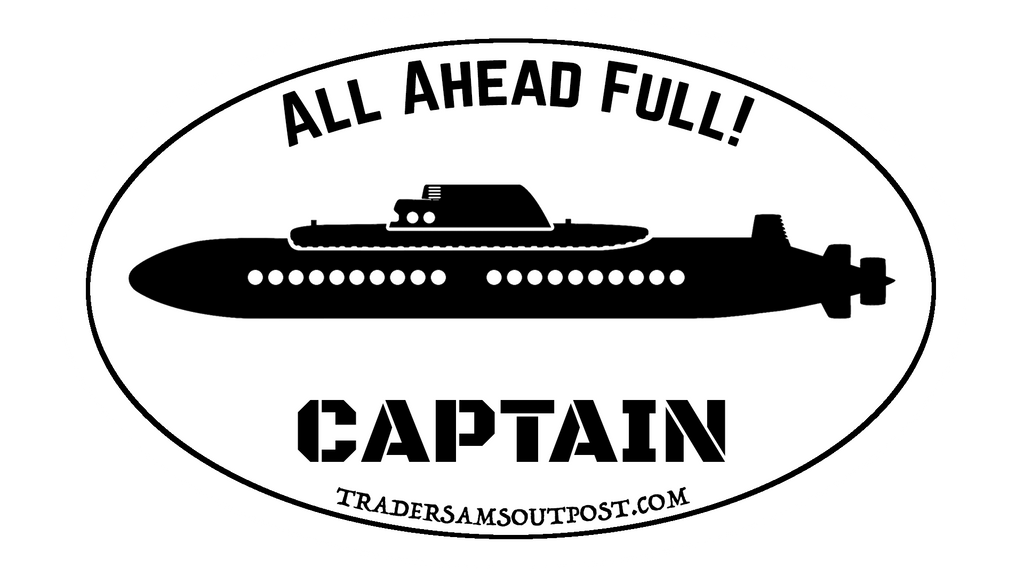 DLR Submarine Voyage Captain Sticker – Trader Sam's Outpost