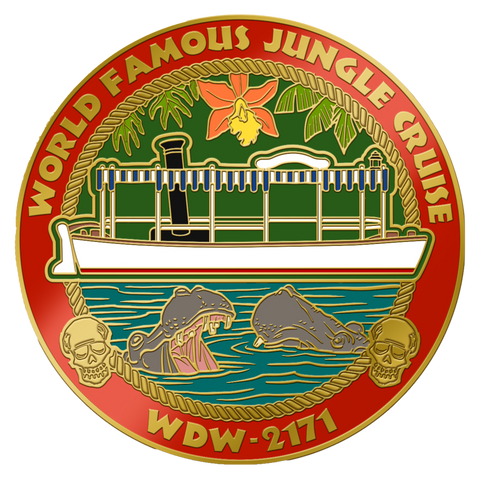 WDW Jungle Cruise Challenge Coin Front Side