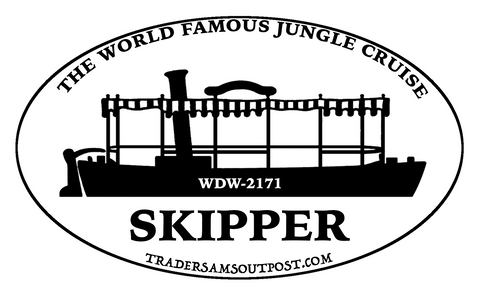 WDW-2171 Jungle Cruise Skipper Sticker