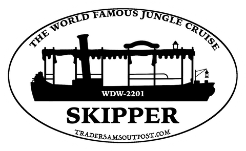 WDW-2201 Jungle Cruise Skipper Sticker